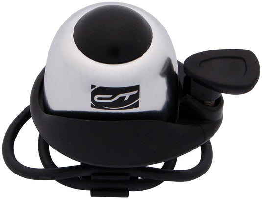 Contec fietsbel cup-a-ding ct bell cup-a-ding silver, o-ring