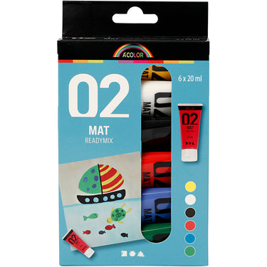 Https: www.cchobby.nl acrylverf-mat-standaardkleuren-6x20-ml-1-doos