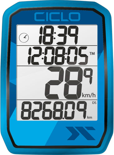 Ciclosport fietscomputer protos 105 bike computer protos 105 blue
