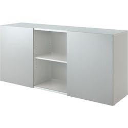 Bach kast met schuifdeuren hammerer 2fh zilver, wit