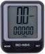 Contec fietscomputer cbc-464 ct computer cbc-464 wire, black coolgrey