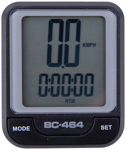 Contec fietscomputer cbc-464 ct computer cbc-464 wire, black coolgrey