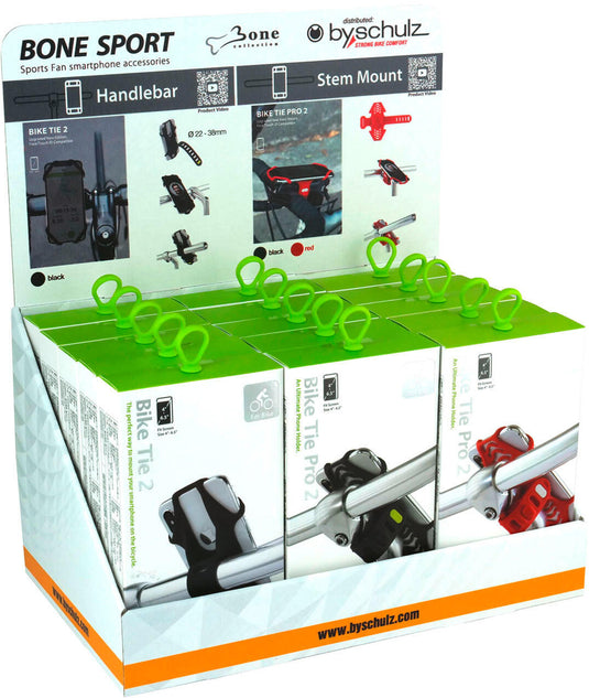 Bone collection verkoopdisplay bike tie display bone col. 15 pcs.