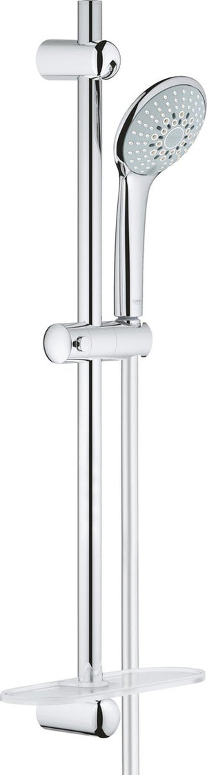 Grohe euphoria 110 champagne doucheset met douchestang (600 mm) - ø 11 cm - 3 straalsoorten - chroom