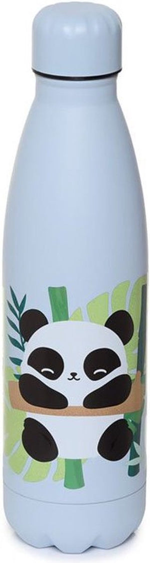 Puckator pandarama rvs warm koud thermosfles warm en koud 500ml