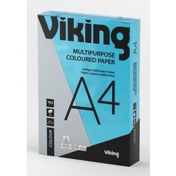 Gekleurd papier od 160g m2 a4 intense kleur blauw