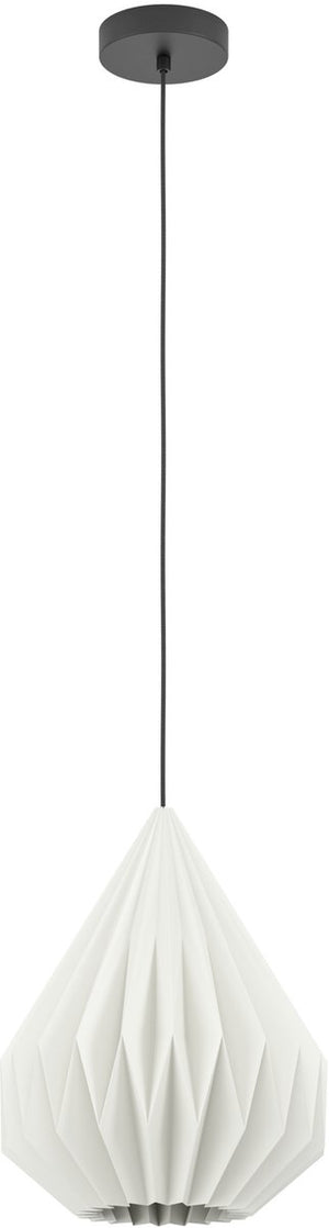 Eglo minting hanglamp - e27 - ø 31 cm - wit - papier