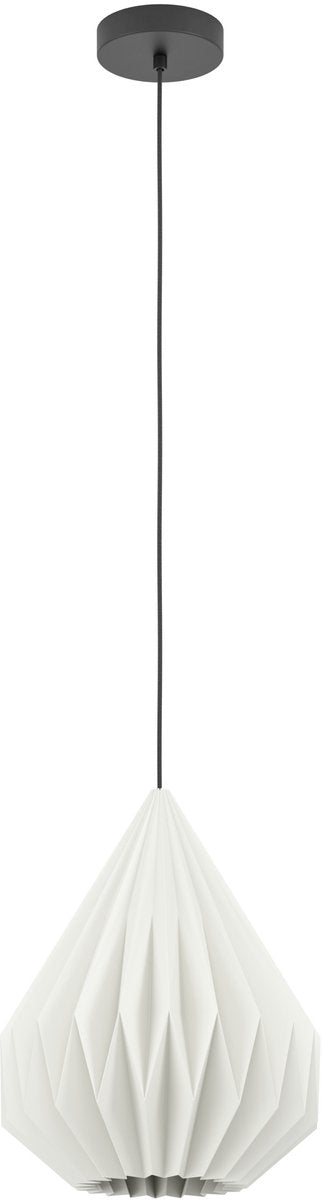 Eglo minting hanglamp - e27 - ø 31 cm - wit - papier