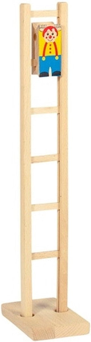 Goki ladderacrobaat - clown - 40 cm - hout - 3 jaar
