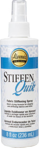 Aleene's stiffen-quick fabric stiffener spray - 236ml