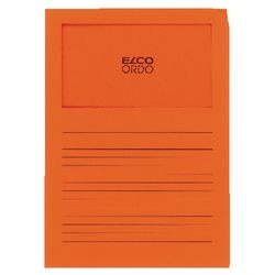 Sorteermap elco a4 oranje 100 stuks