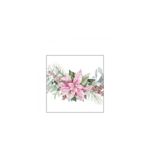 Ambiente servetten 25cm pink poinsettia fsc mix