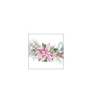 Ambiente servetten 25cm pink poinsettia fsc mix