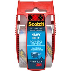Verpakkings tape op dispenser scotch 50mmx20m transparant