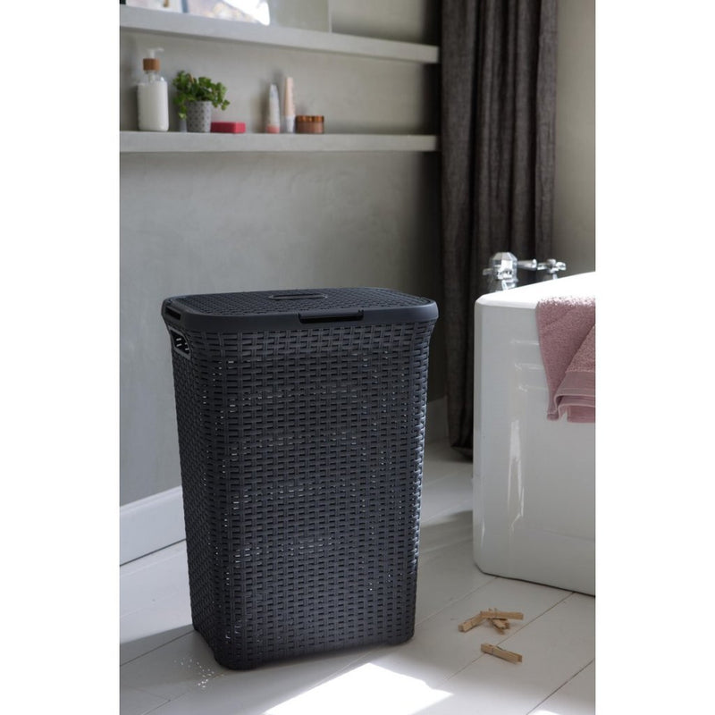 Chargez l'image dans la visionneuse de la galerie, Curver style wasbox 60l antraciet
