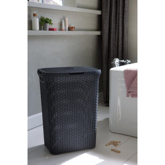 Curver style wasbox 60l antraciet