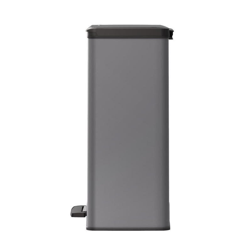 Load image into Gallery viewer, Curver pedaalemmer decobin 65l rechthoek cool grey
