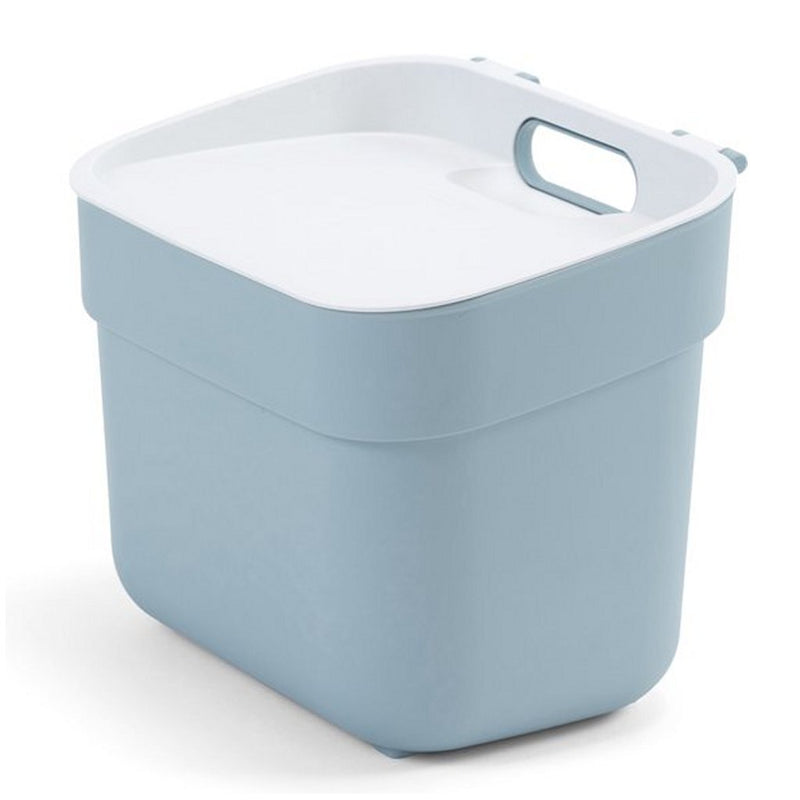 Load image into Gallery viewer, Curver ready to collect gft prullenbak 5l blauw grijs
