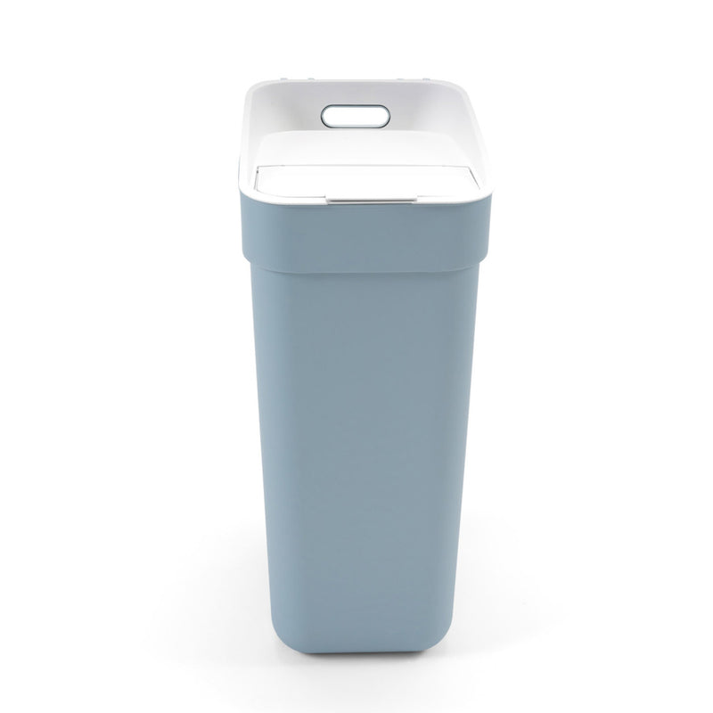 Load image into Gallery viewer, Curver ready to collect prullenbak 30l blauw lichtgrijs
