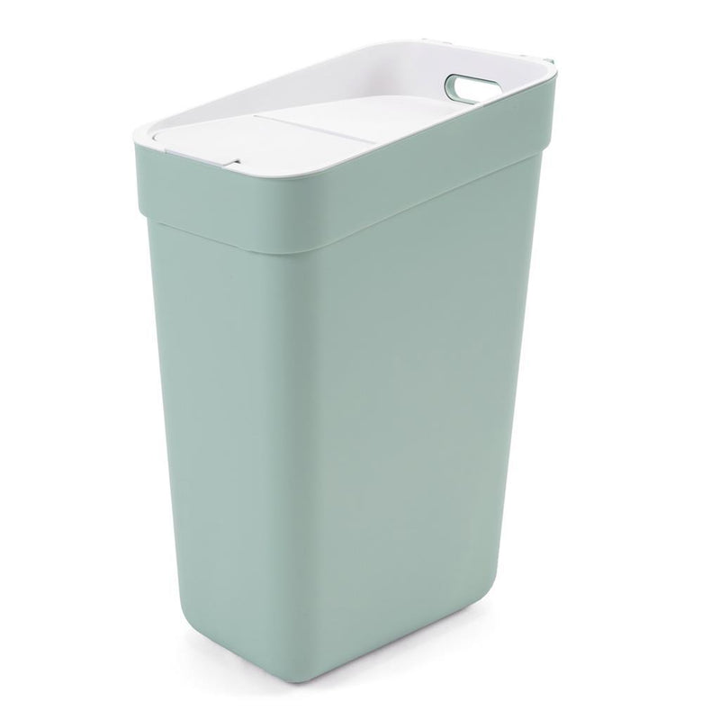 Load image into Gallery viewer, Curver ready to collect prullenbak 30l groen lichtgrijs
