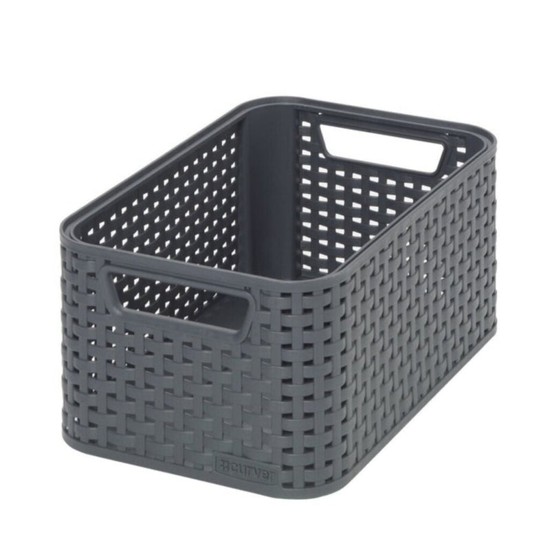 Laden Sie das Bild in Galerie -Viewer, Curver style mand s rotanstyle antraciet 12,9x28,5x19,4cm
