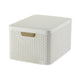 Curver style opbergmand met deksel l - 30 liter - wit - 44,5x33x24,8 cm