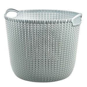 Curver opbergmand knit rond l 30 l mistblauw