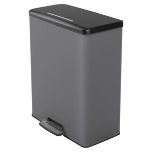 Curver pedaalemmer deco duo 26+26 l koelgrijs