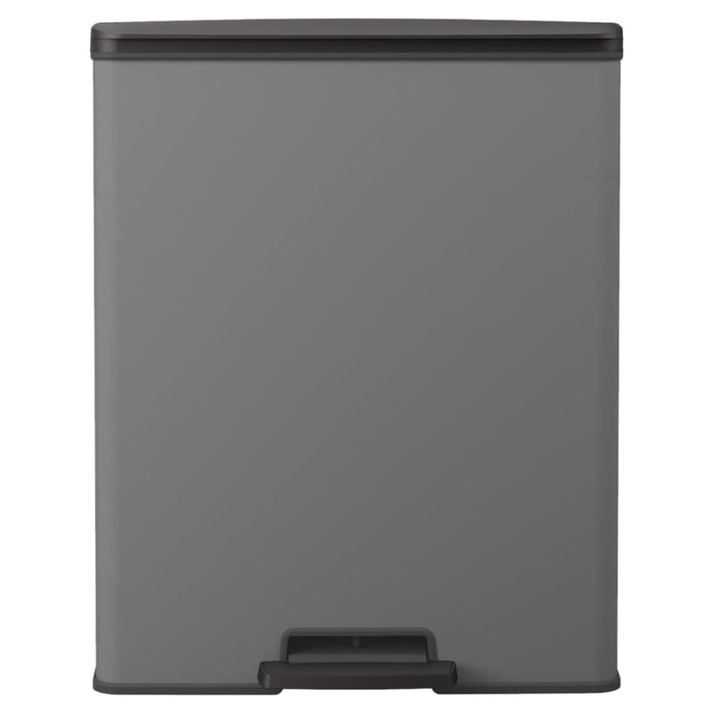Load image into Gallery viewer, Curver pedaalemmer deco duo 26+26 l koelgrijs
