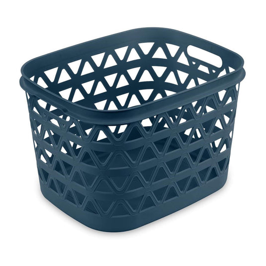 Curver oceana wasmand - 30l - 42,6x34,6x27,1cm - nachtblauw