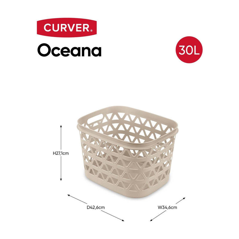 Load image into Gallery viewer, Curver oceana wasmand 30l 42x34x27cm

