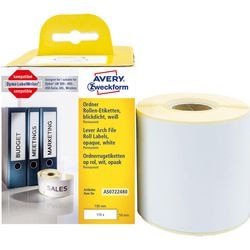 Avery zweckform ordneretiketten as0722480 permanent wit