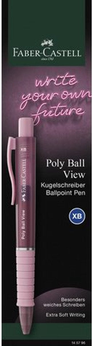 Faber-castell balpen faber castell polyball view op blister