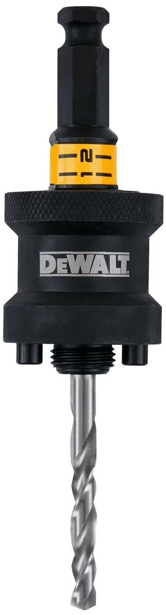 Dewalt accessoires dewalt dt20625-qz quick connect adapter | 1 2'' | voor 32-210 mm gatzagen | met multimaterial centreerboor - dt20625-qz