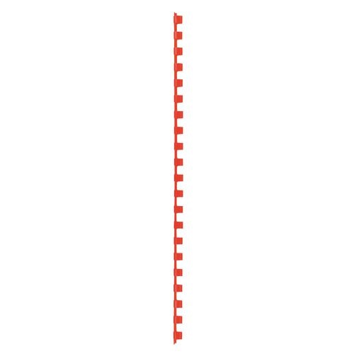 Bindruggen gbc plastic a4 8mm rood capaciteit 45vel