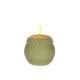 Ideas 4 seasons led kaars wax bloem parel groen ã˜9xh12cm