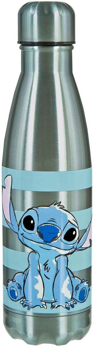 Afbeelding laden in galerijviewer, Undercover stitch - roestvrijstalen thermosfles - 500ml - blauw - met grafische opdruk
