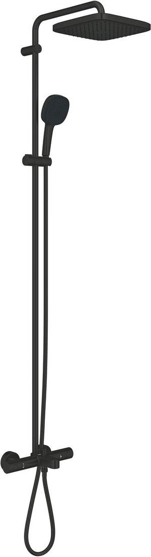 Grohe quickfix vitalio comfort 250 douchesysteem - wandmontage - waterbesparend - matte black