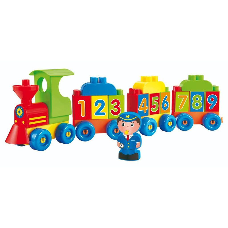 Load image into Gallery viewer, Ecoiffier abrick locomotief letters en cijfers
