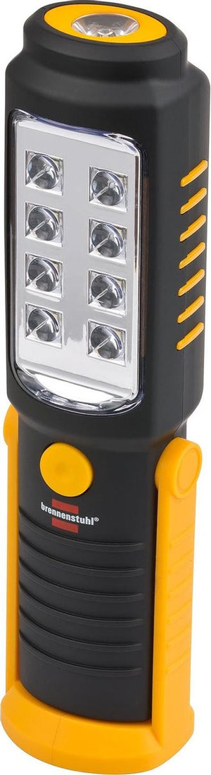 Brennenstuhl , smd led handlamp, plastic, zwart 4,5 x 5,5 x 21,5 cm zwart