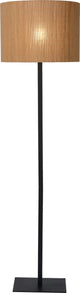 Lucide magius - vloerlamp - ø 42 cm - 1xe27 - naturel - japandi