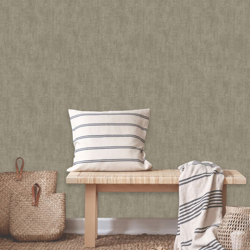 Load image into Gallery viewer, Dutch wallcoverings behang effen grijs-bruin
