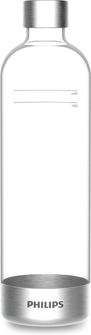 Philips add912 10 drinkfles dagelijks gebruik 1000 ml polyethyleentereftalaat (pet), roestvrijstaal roestvrijstaal, transparant
