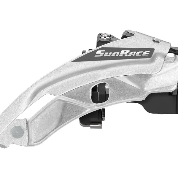 SunRace v.derailleur 7V 8V m multi klem Dual-Pull FDM500