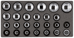Gedore dopsleutelset 1 2” | 2 6 ct-module | 26-dlg - 3301708