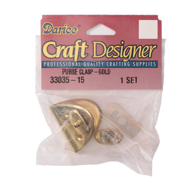 Darice • plastic stramien tassluiting goud