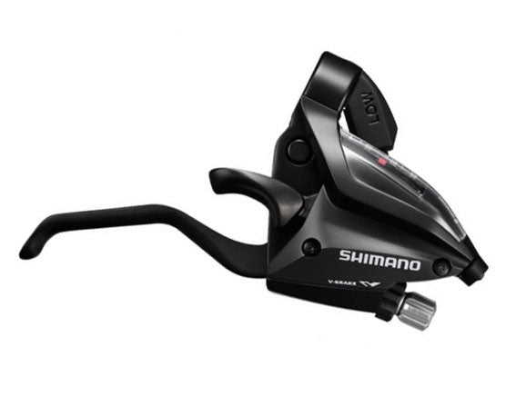 Versteller (rechts) met remhendel 7 speed Shimano ST-EF500 - 2 vingers - zwart