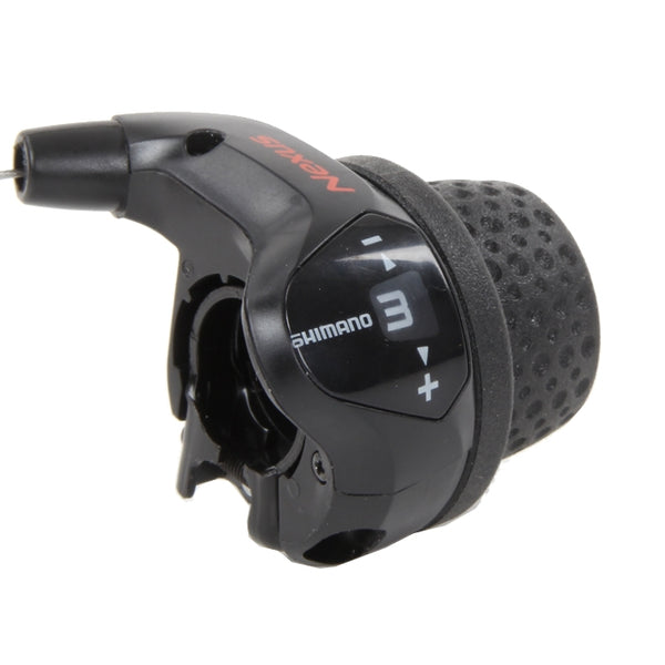 Draaiversteller 3 speed Shimano Nexus SL-3S41E met kabels en clickbox - zwart