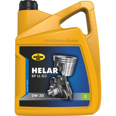 Kroon-oil helar sp ll-03 - synthetische 5w-30 motorolie - 5 liter - mid-saps
