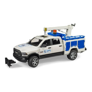 Bruder dodge ram 2500 pick-up met kraan en zwaailicht